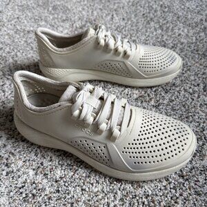 Crocs LiteRide Pacer Women's Casual Sneakers Shoes Gray 205234 Size 7